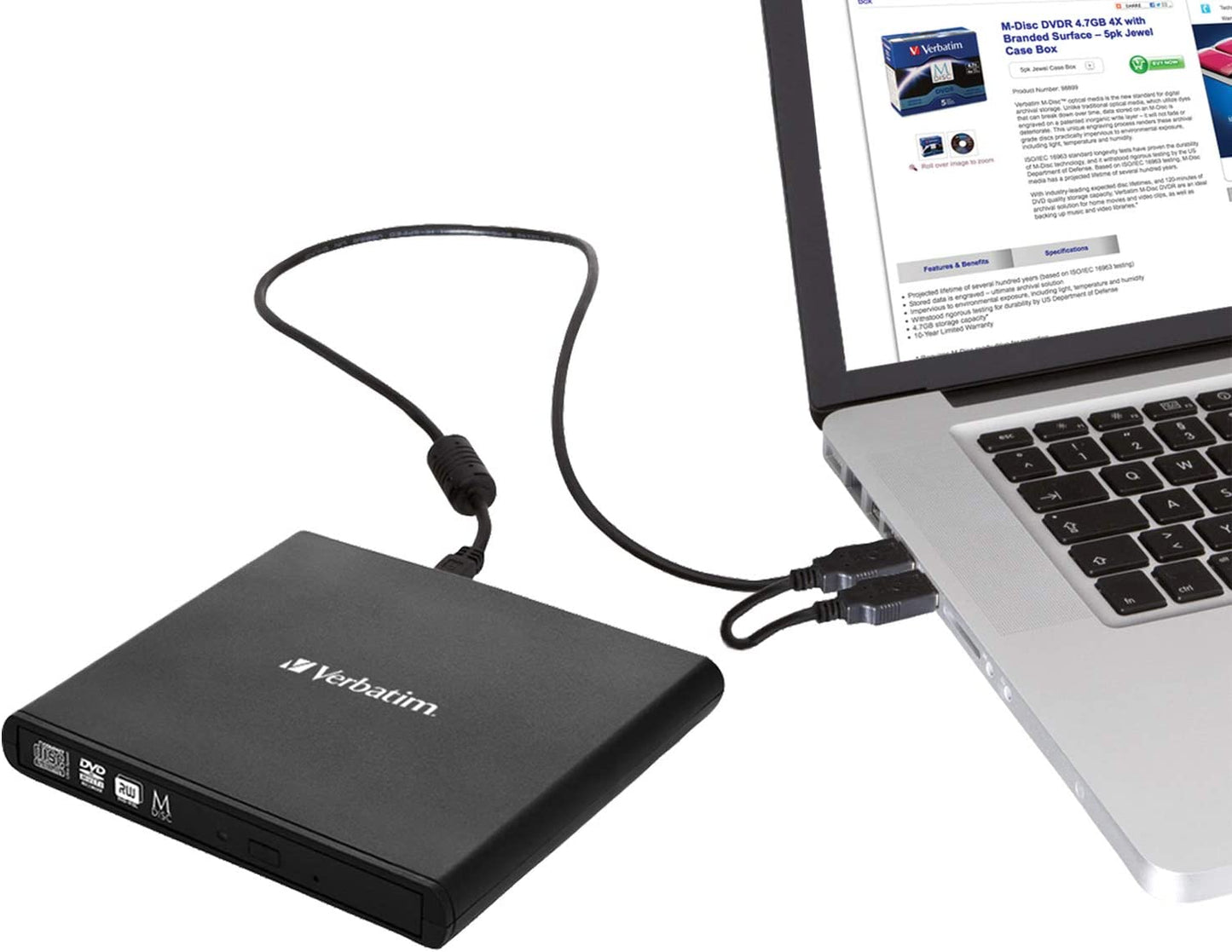 Externer Slimline CD-DVD-Brenner