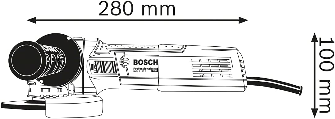 X-LOCK Winkelschleifer GWX 9-115 S Professional