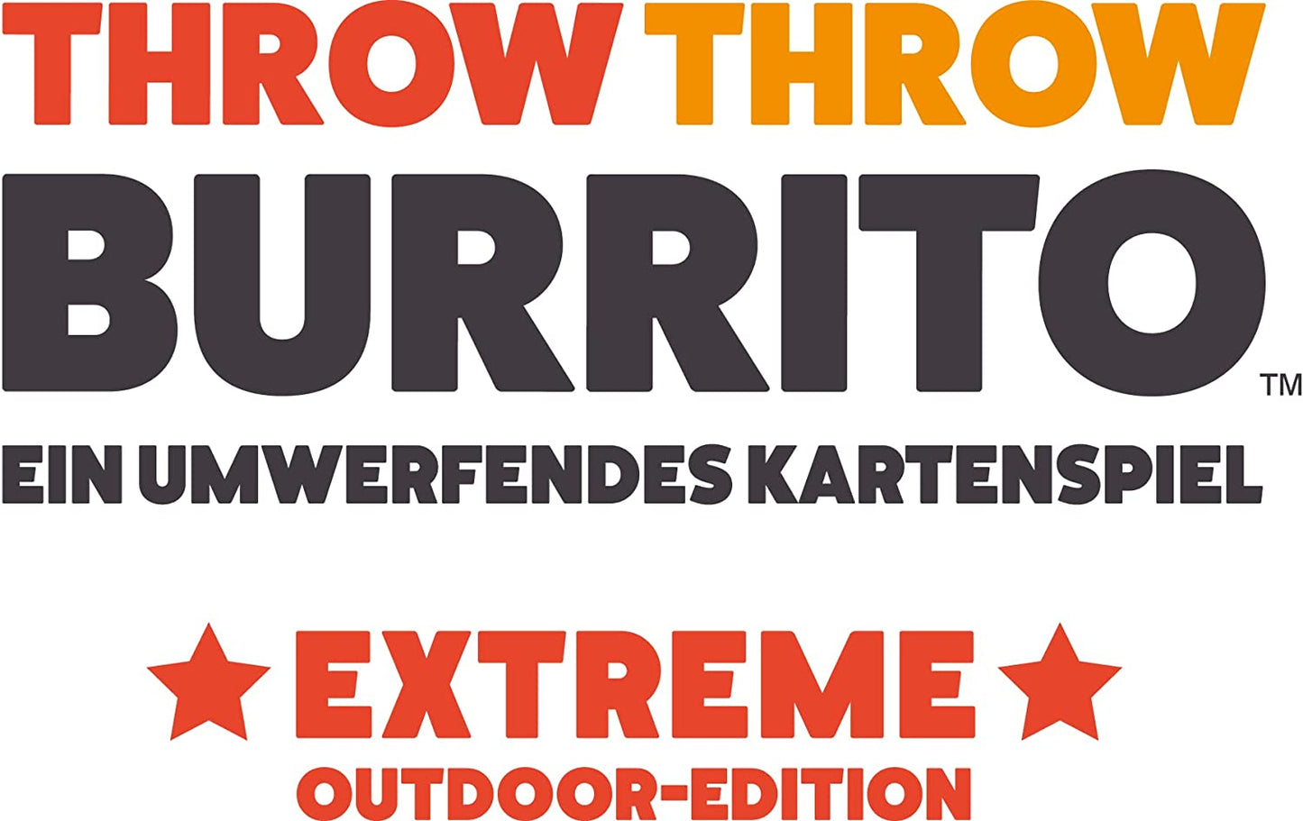 Throw Throw Burrito: Extreme Outdoor-Edition, Partyspiel