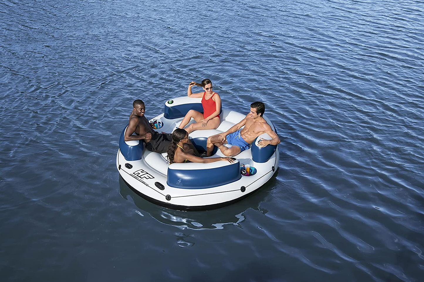 Hydro-Force 4-Personen-Badeinsel "Lazy Dayz" 43536