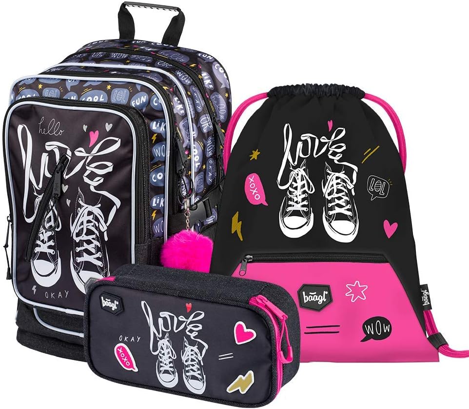 Schulrucksack-Set, Turnschuhe