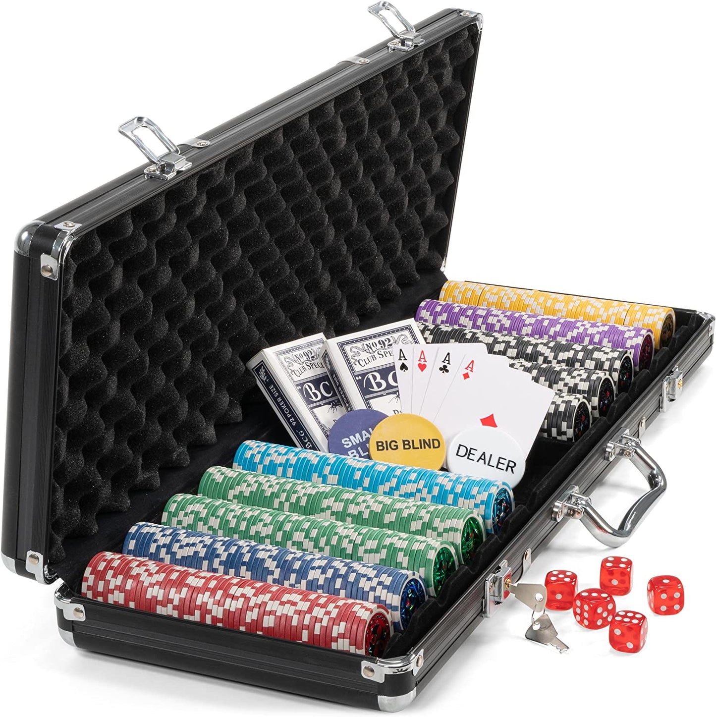Koffer mit Poker-Spielset