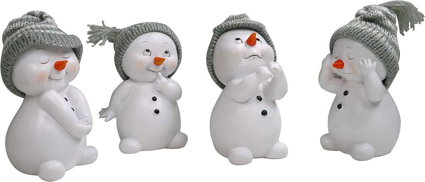 Schneemann Set, Grau