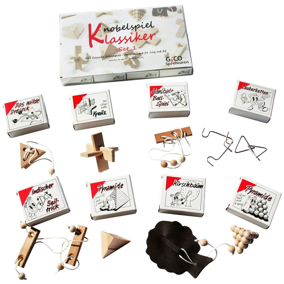 Knobelspiel Set, Set 1