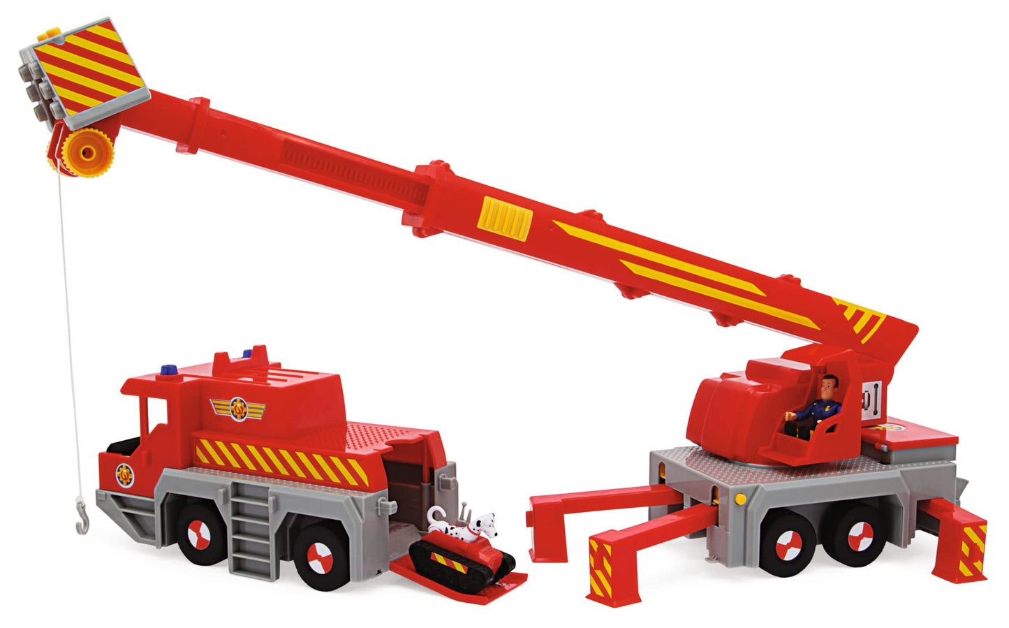 Feuerwehrmann Sam 2-in -1 Rettungskran, Spielfahrzeug