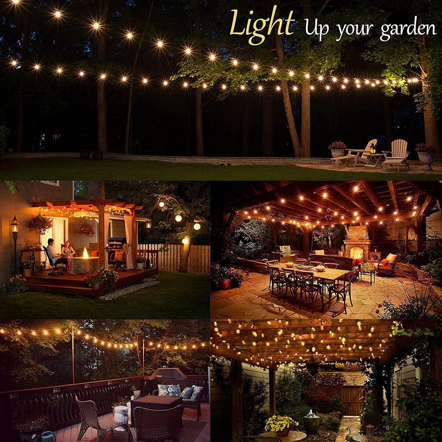 LED-Gartenbeleuchtung, 30 M