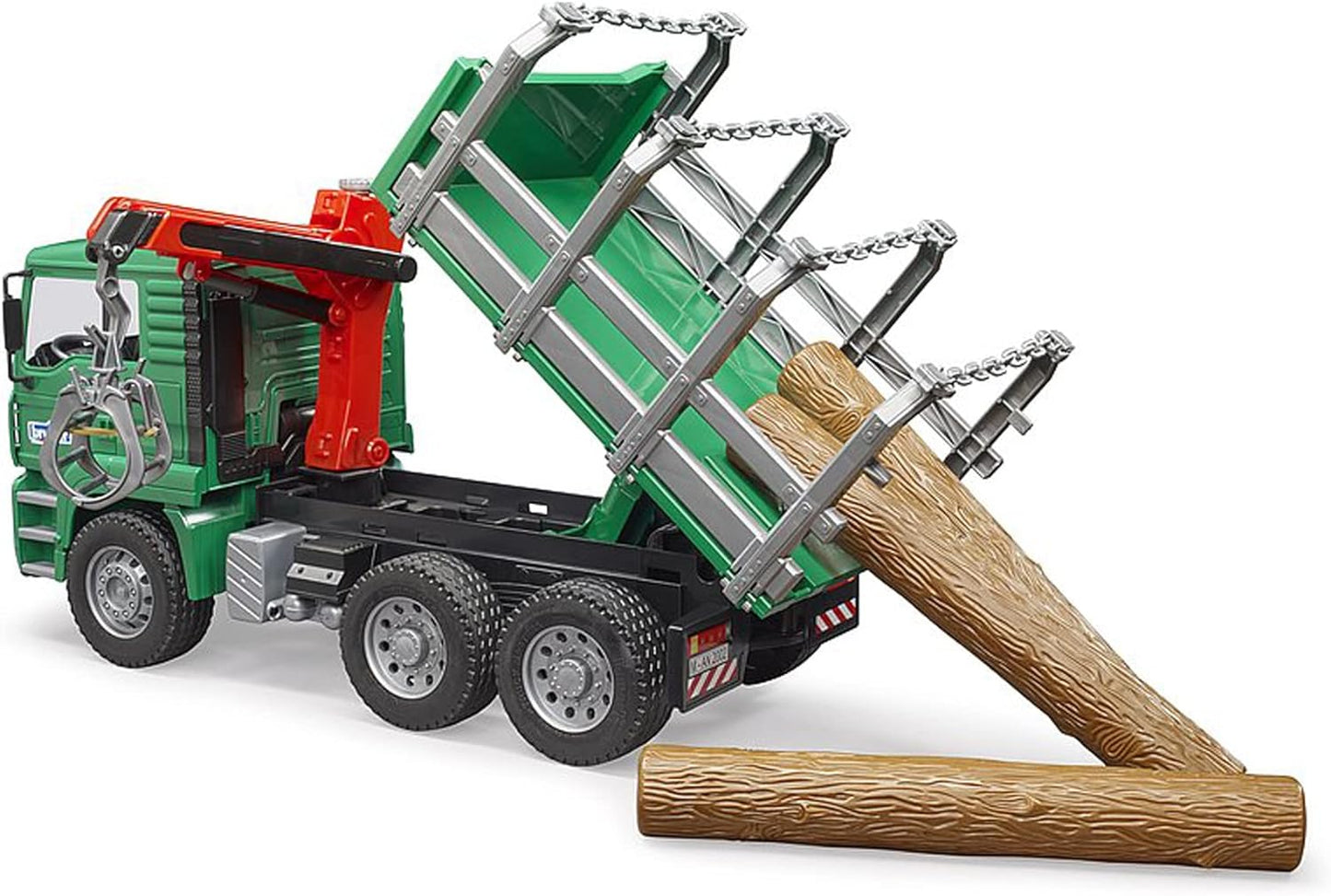 MAN Holztransport-LKW mit Ladekran 02769