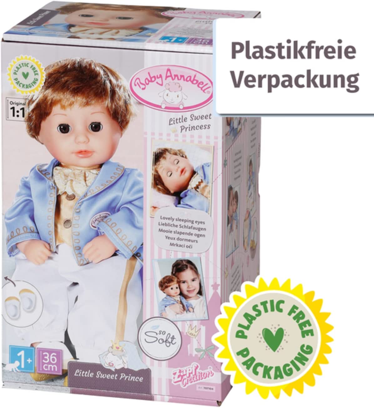 Baby Annabell® Little Sweet Prince 36 cm, Puppe, Prinz