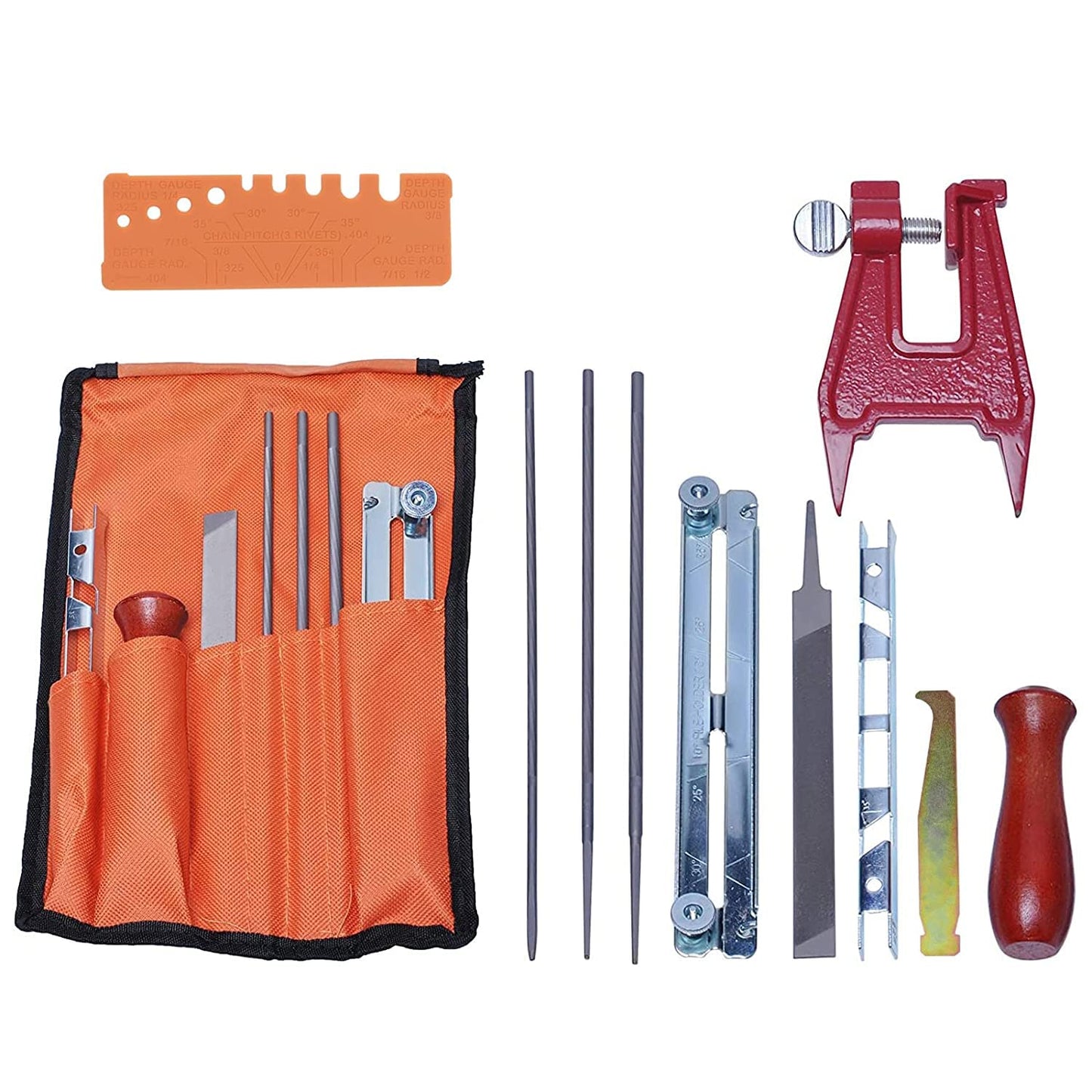Sägekettenschärfer-Sets, Kombination 1