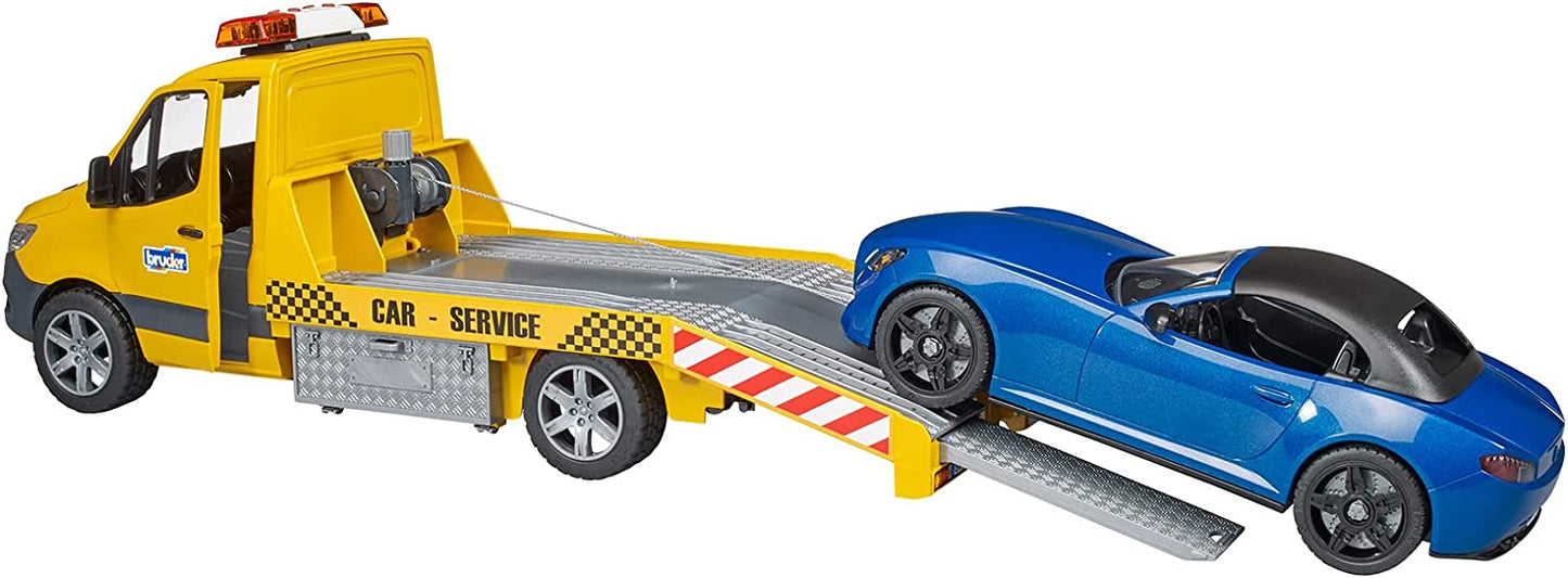MB Sprinter Autotransporter mit Light & Sound Modul , Modellfahrzeug