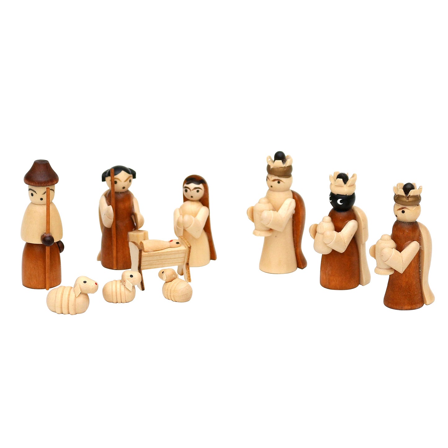 Krippenfiguren Set VSGWK89, 10er Set, 5 cm