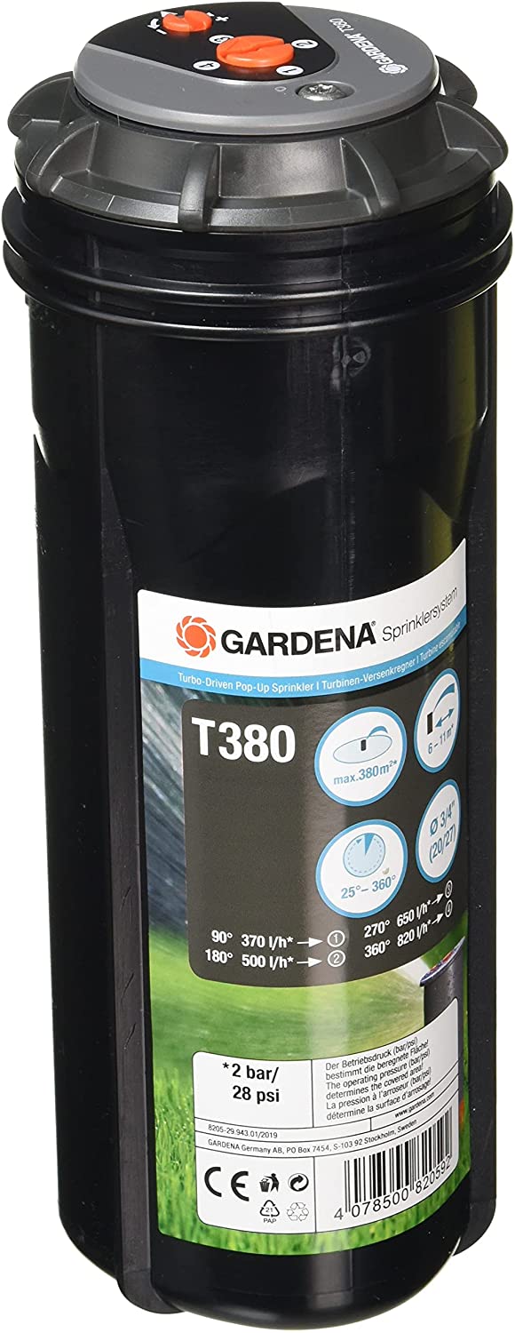 Turbinen-Versenkregner T 380, T 380 - bis 380 m² Turbinen-Versenkregner