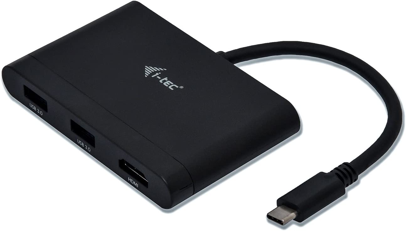 USB 3.2 Gen 1 Multiport-Hub, USB-C Stecker > 2x USB-A Buchse + HDMI Buchse, USB-Hub
