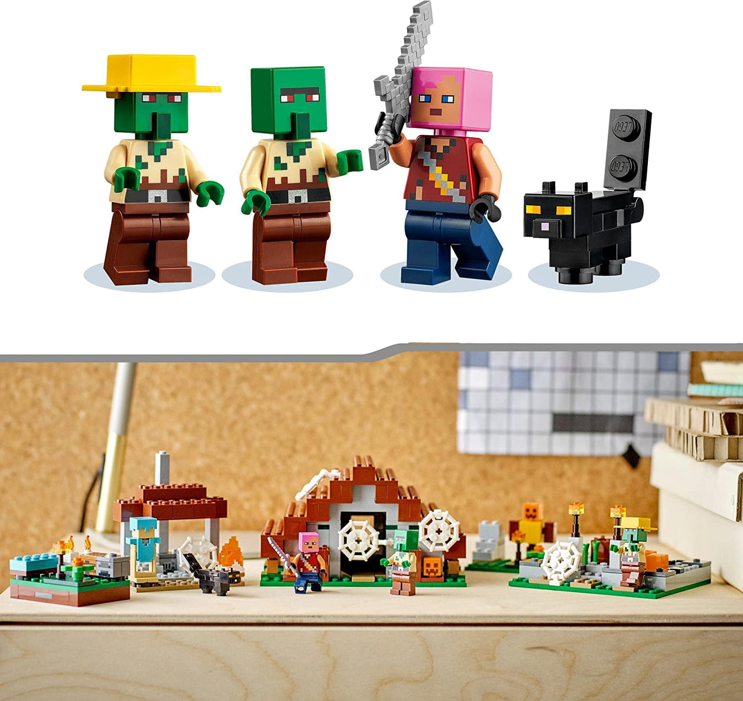 21190 Minecraft Das verlassene Dorf, Konstruktionsspielzeug