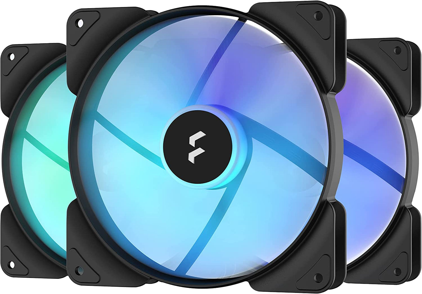 Aspect 14 RGB PWM Black Frame 3er, Gehäuselüfter, Fan RGB PWM 3-pack