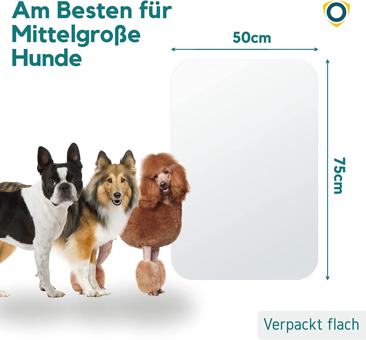 1 Stück Kratzschutz für Türen, 1-stück Farblos 75 x 50 cm