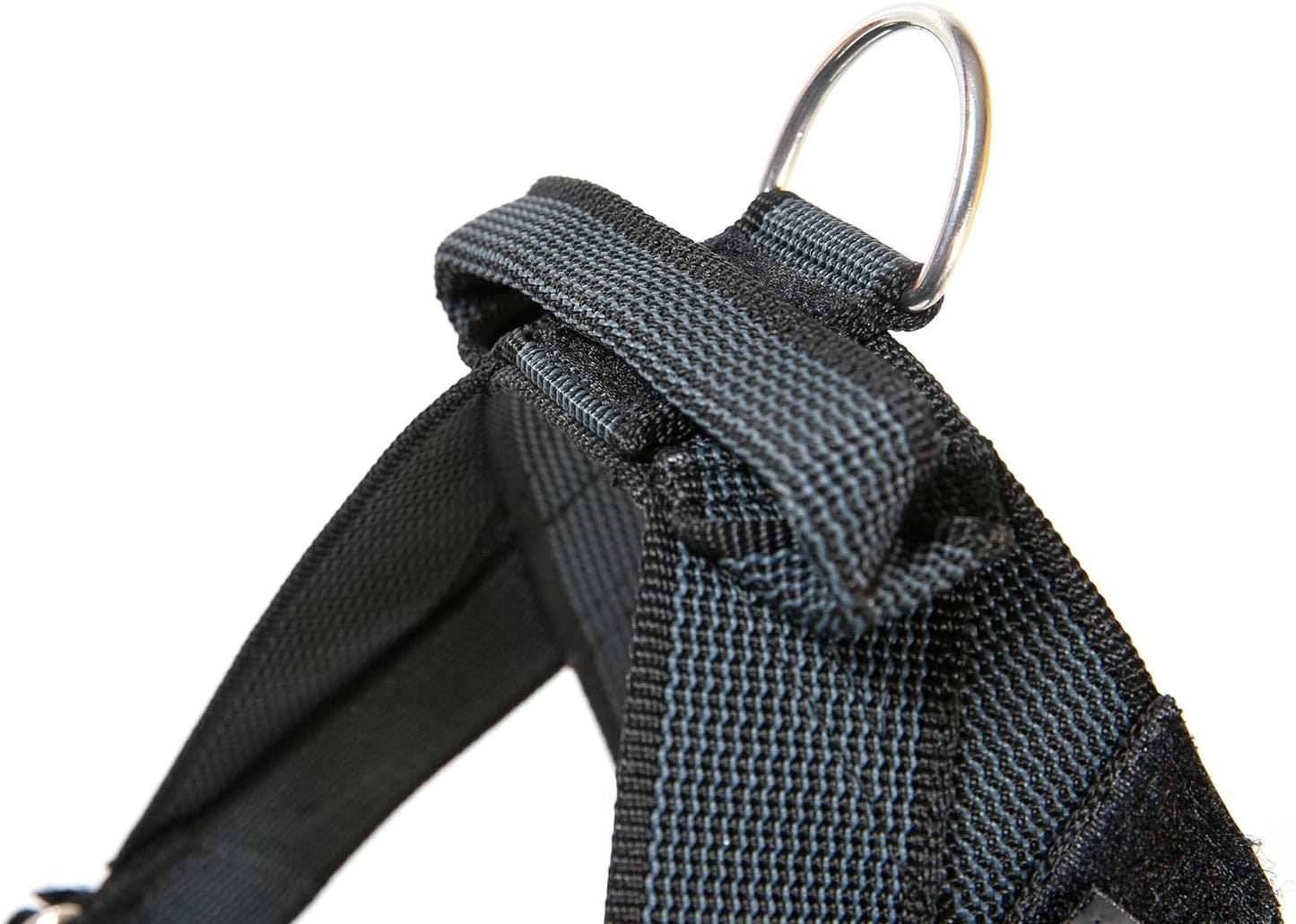 IDC Gurtbandgeschirr, XL / 2 schwarz-grau