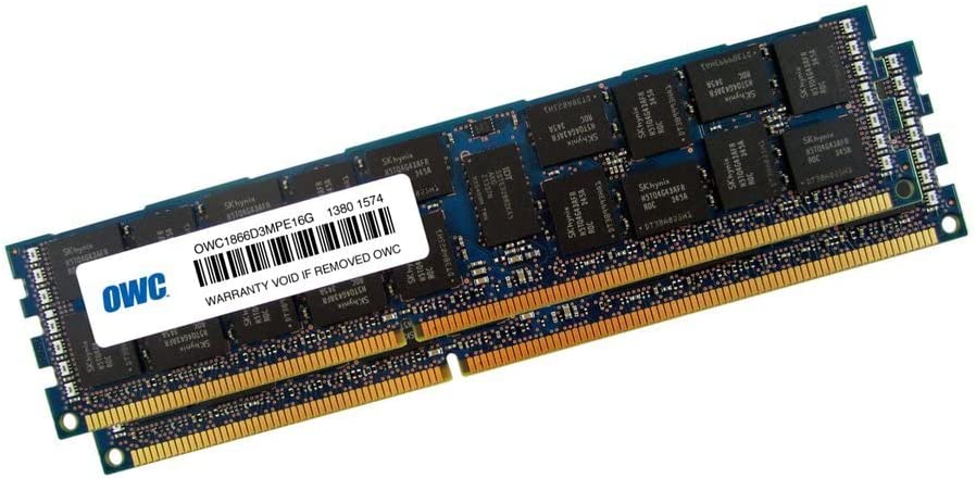 DIMM 32 GB DDR3-1333 ECC DR Kit, für MAC , Arbeitsspeicher, 32 Go (2 x 16Go) Noir, Bleu, Or