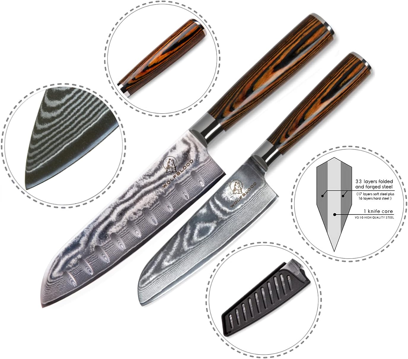 Santokumesser Set