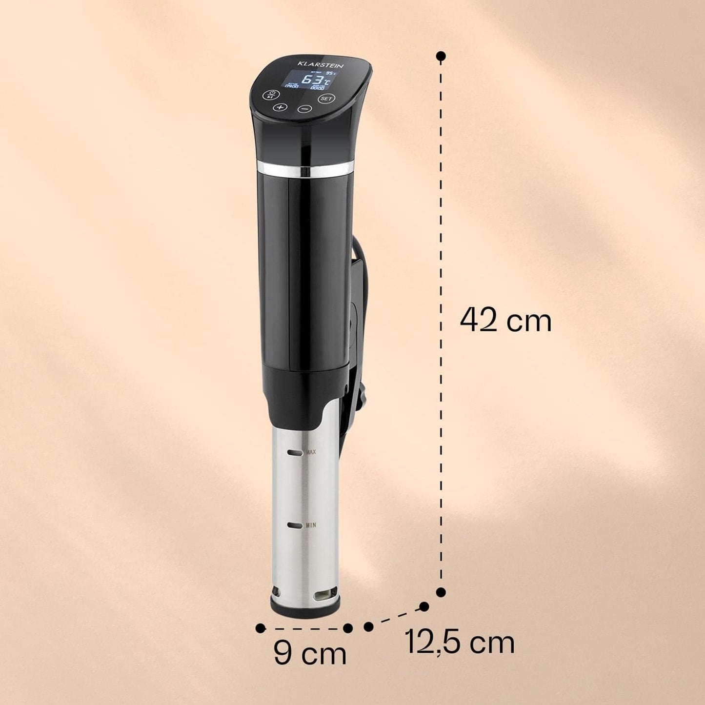 Quickstick- Sous-Vide Garer, flex; Schwarz