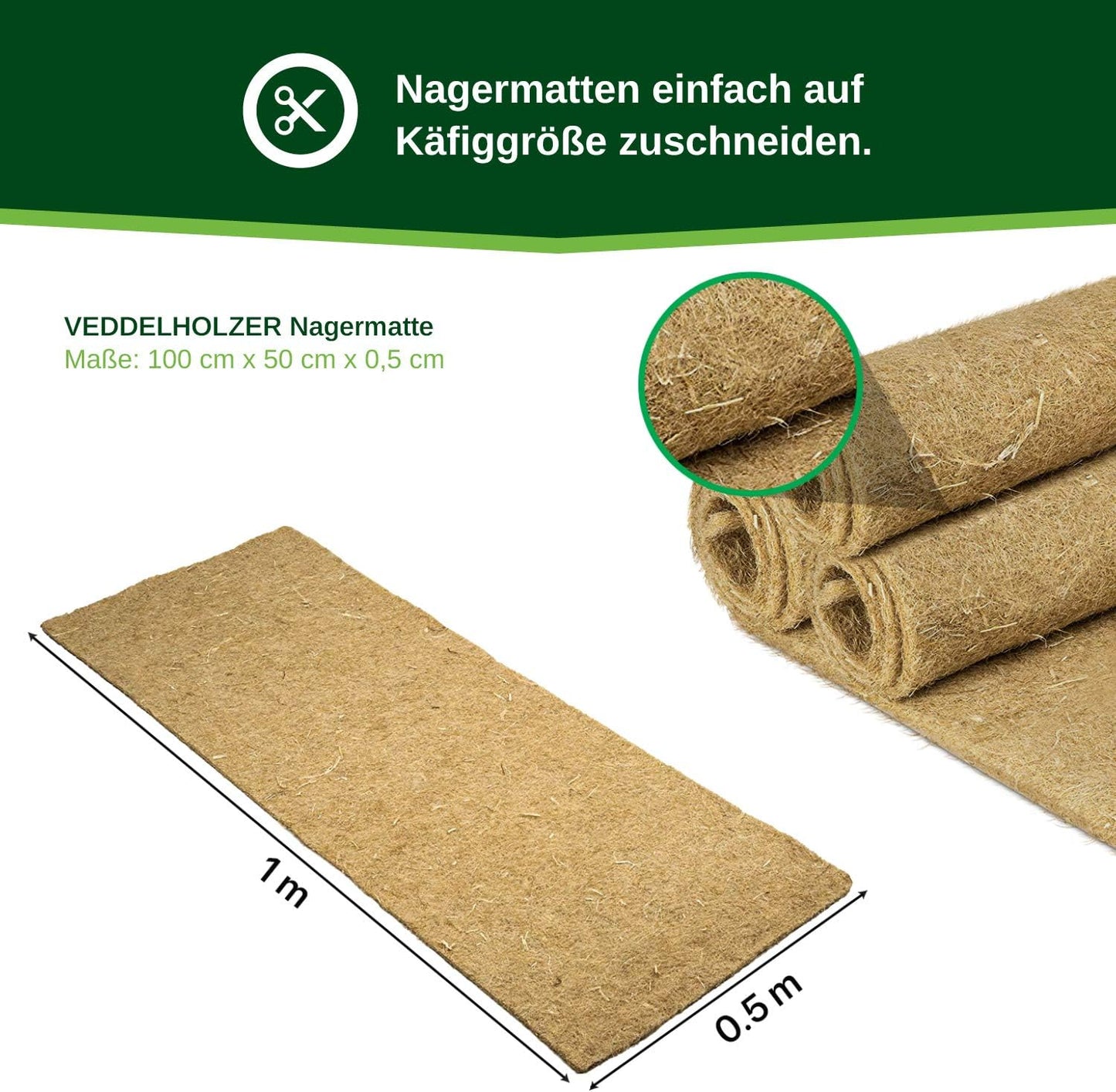 Hanfmatten Set, 3er Set