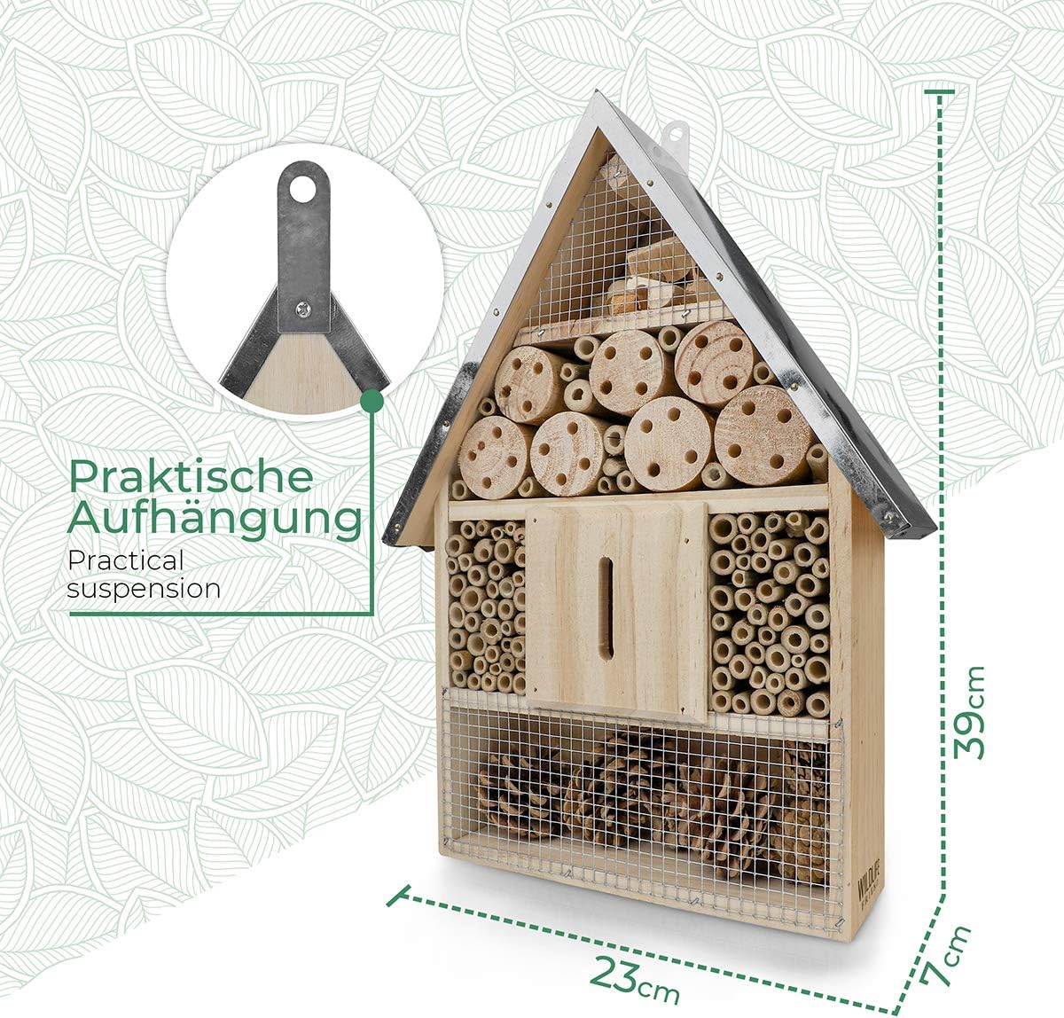 Insektenhaus, Braun