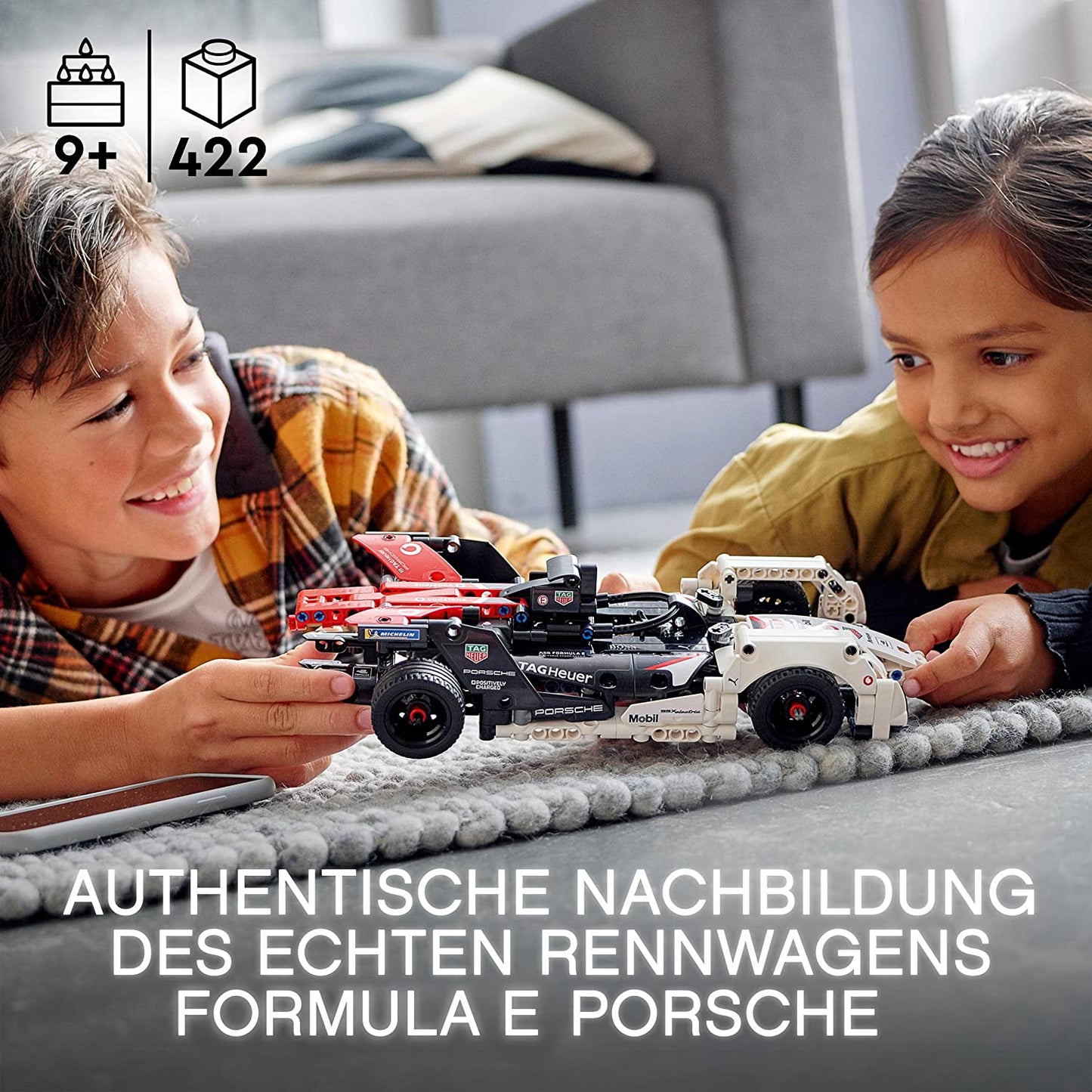 42137 Technic Formula E Porsche 99X Electric, Konstruktionsspielzeug