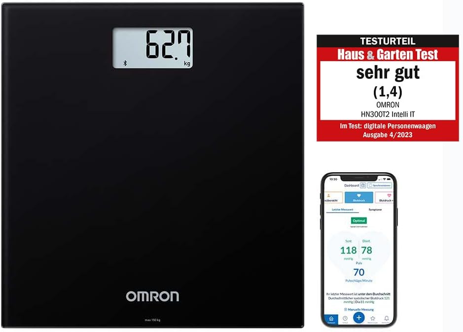 Personenwaage HN300T2, Schwarz
