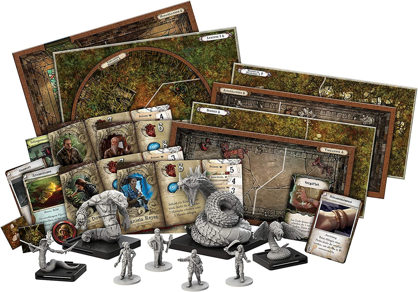 Villen des Wahnsinns - Pfad der Schlange, Brettspiel, 2. Erweiterung Pfad der Schlange