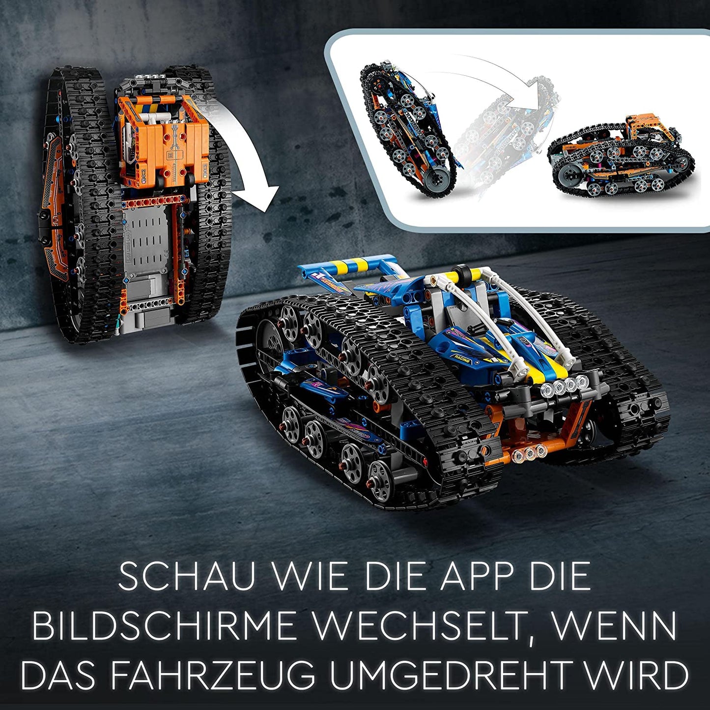 42140 Technic App-gesteuertes Transformationsfahrzeug, Konstruktionsspielzeug