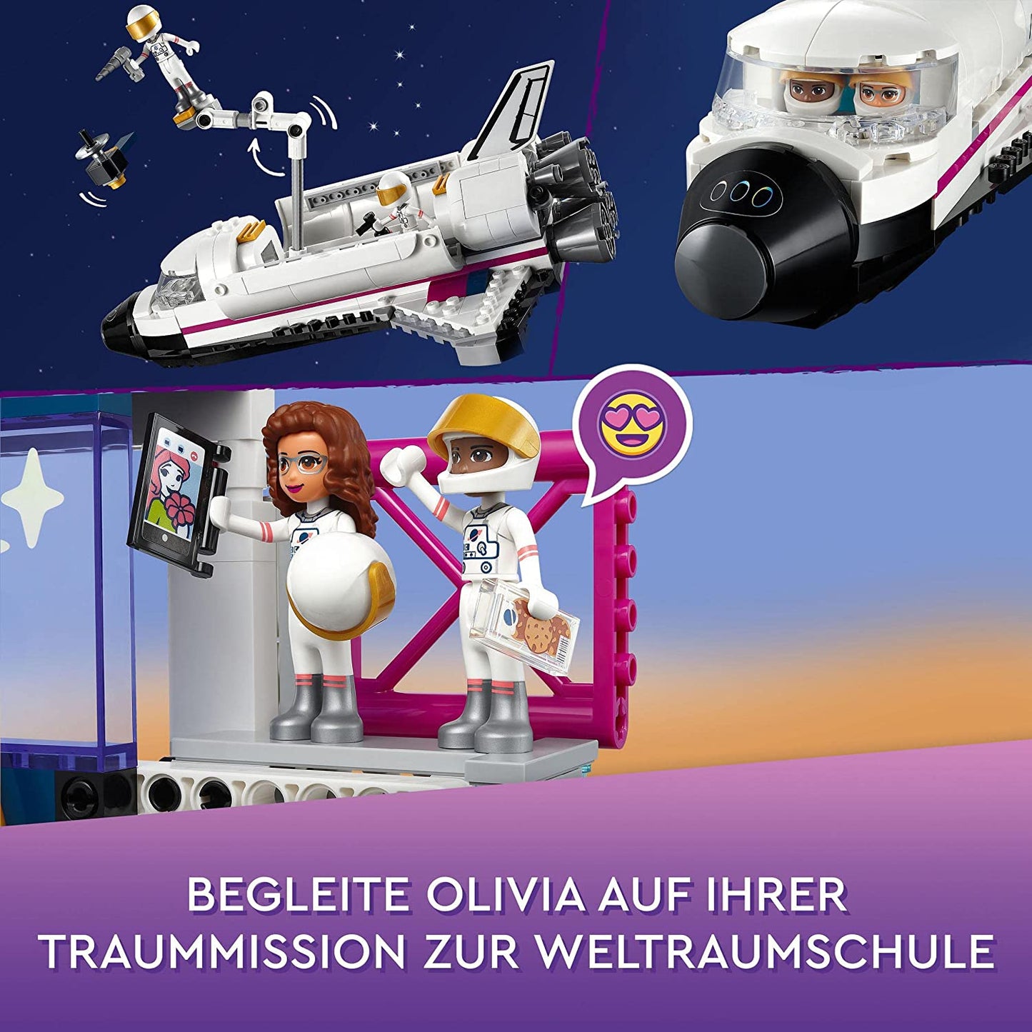 41713 Friends Olivias Raumfahrt-Akademie, Konstruktionsspielzeug