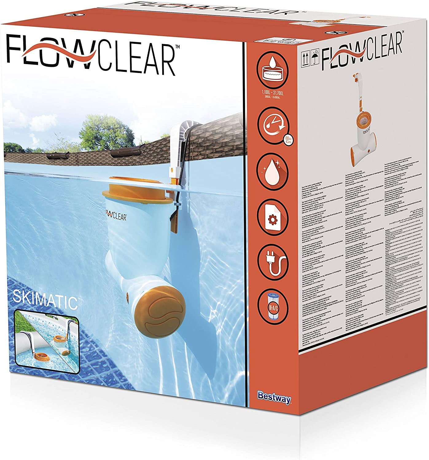 Flowclear Einhängefilter Skimatic, Wasserfilter