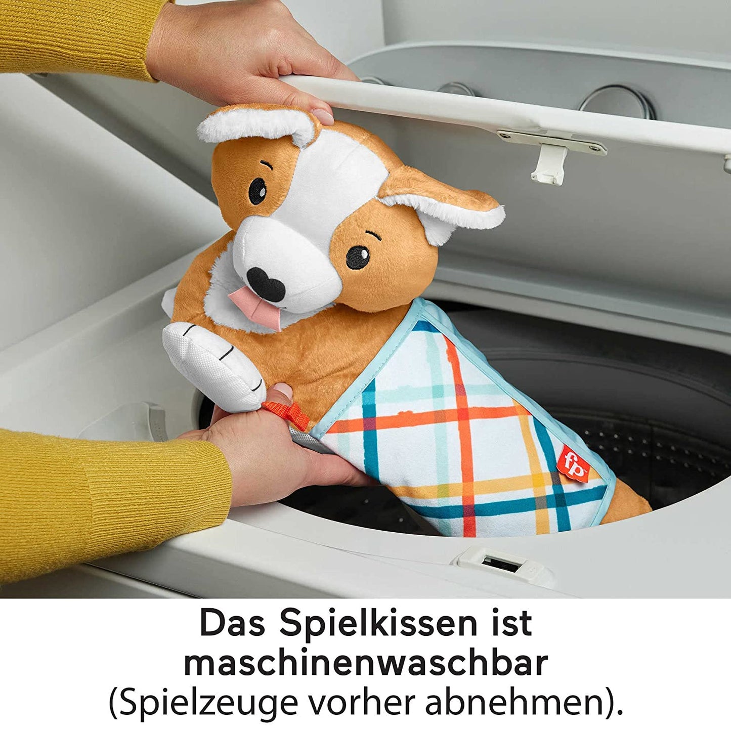 3-in-1 Hündchen Spielkissen, Kuscheltier