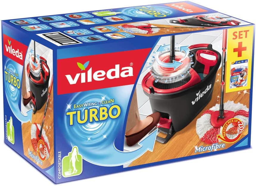 Turbo EasyWring & Clean Wischmop Komplettset, Bodenwischer
