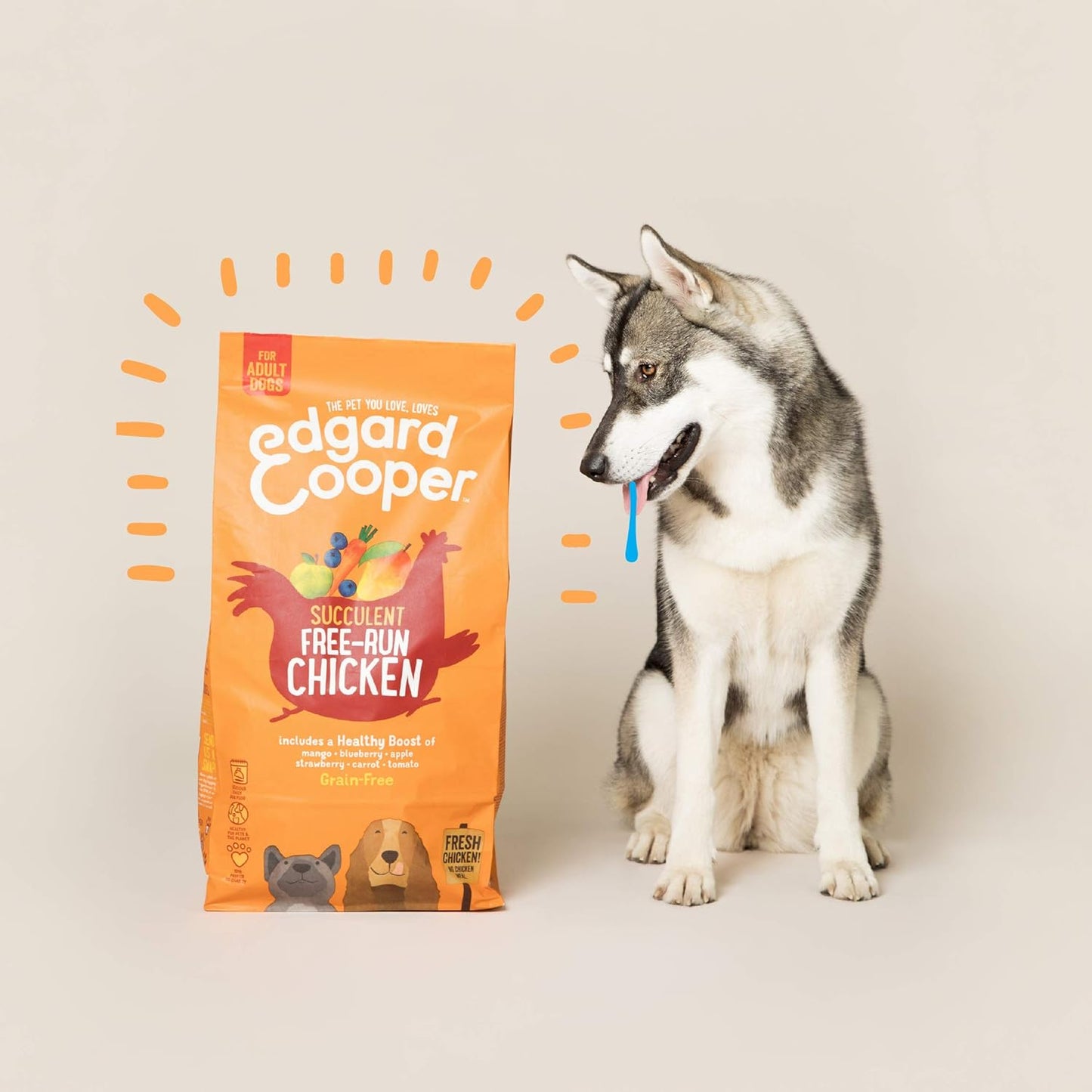 Hundefutter trocken, Huhn 7 kg