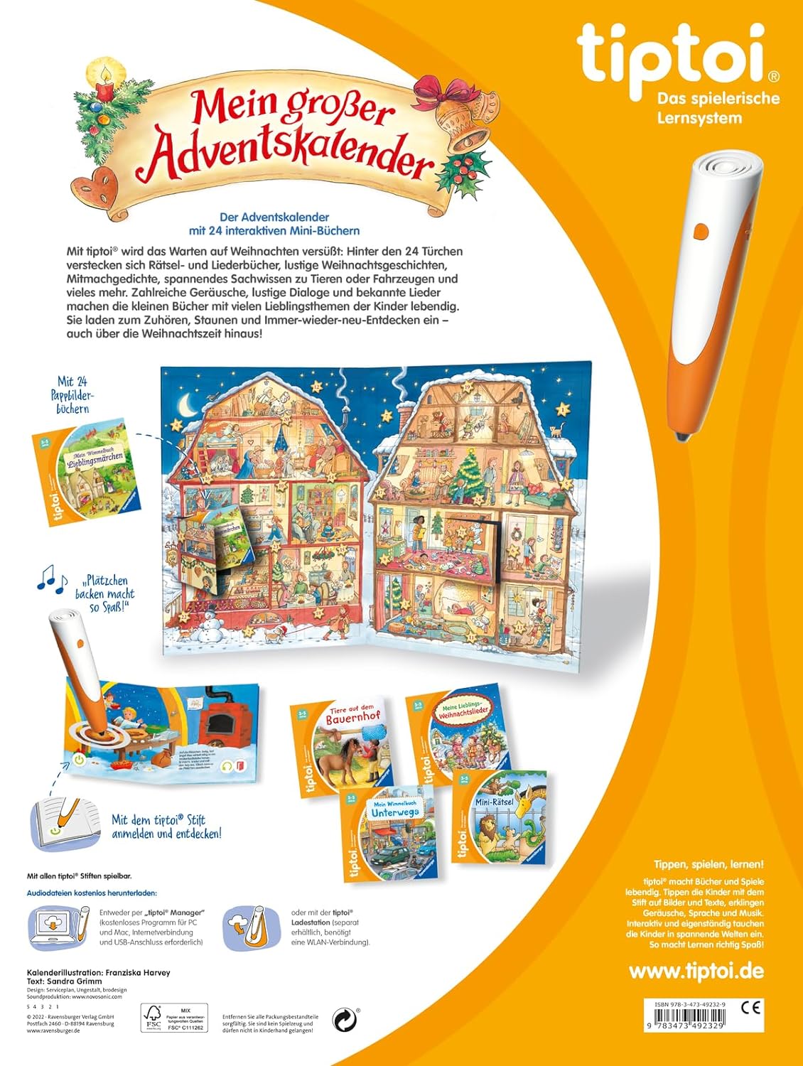 tiptoi® Mein grosser Adventskalender