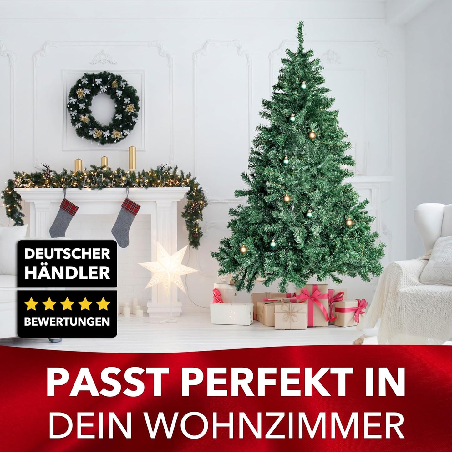 Künstlicher Weihnachtsbaum, 150|Grün