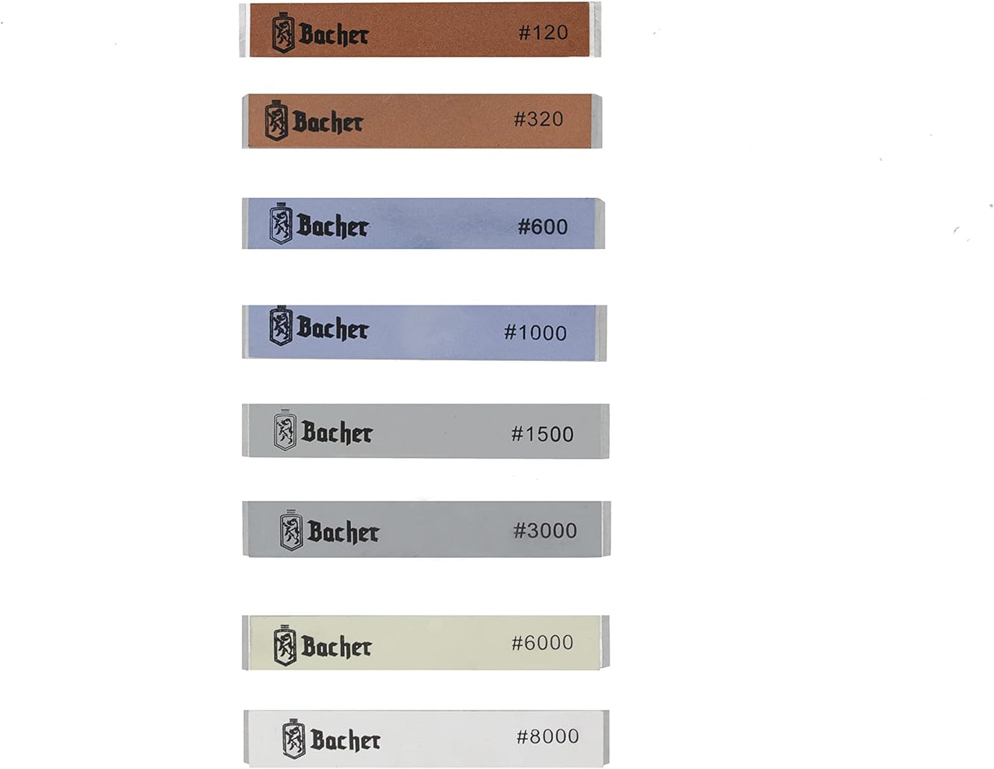 Schleifstein Set, Set 8 Wetzstein + Strop