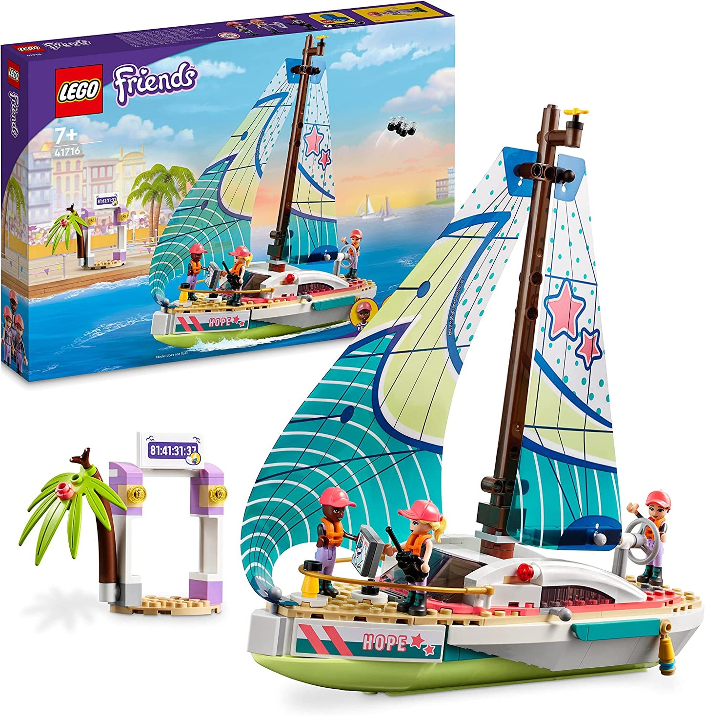 41716 Friends Stephanies Segelabenteuer, Konstruktionsspielzeug