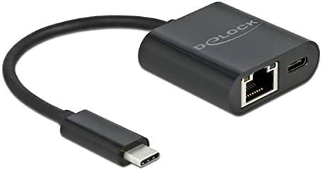 Adapter USB-C > Gigabit LAN, mit PD Anschluss