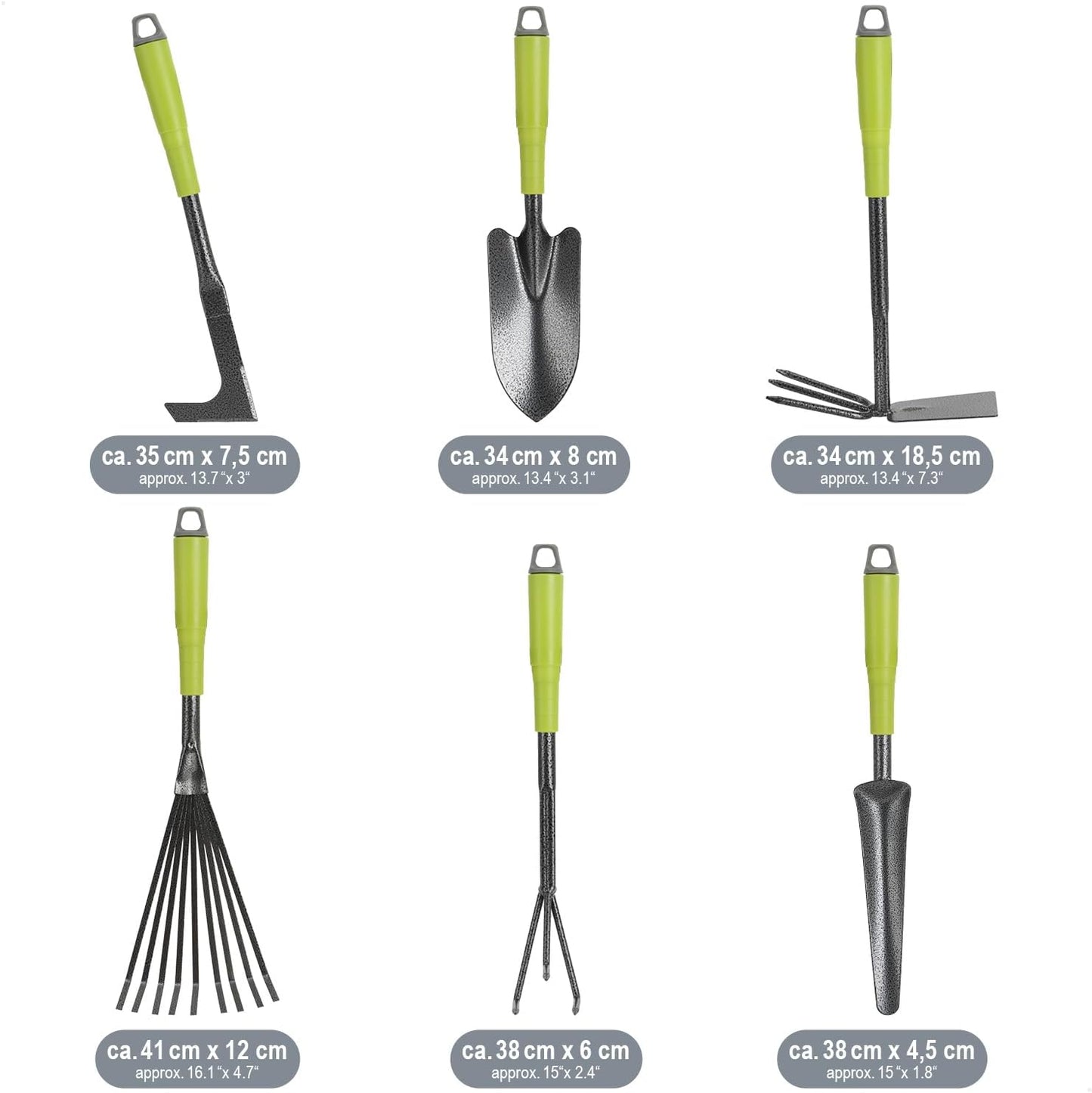 6-teiliges Garten-Werkzeug-Set