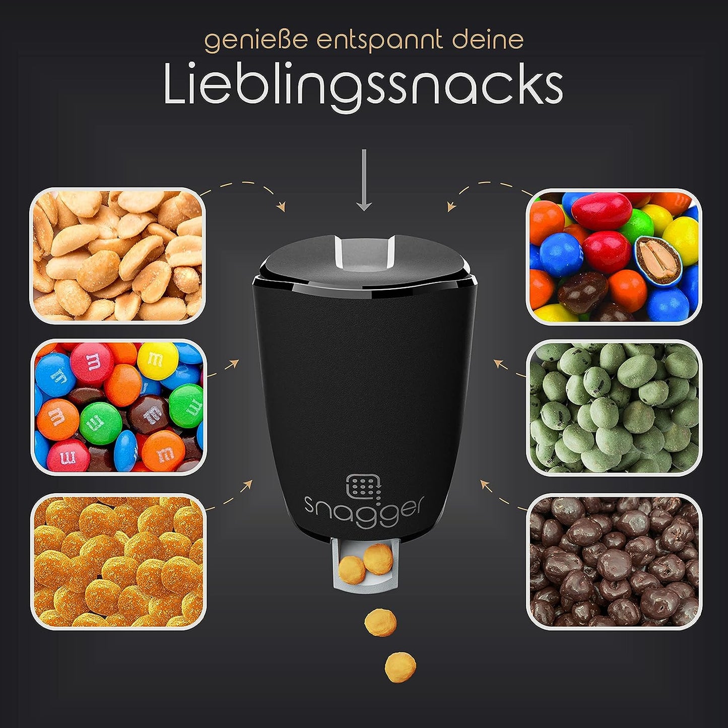 Snackspender, Doppelpack Black-edition