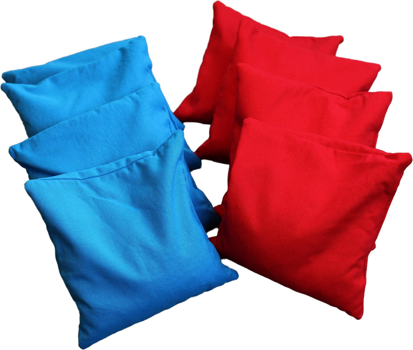 Wurfsäckchen Set, 4 rot & 4 blau