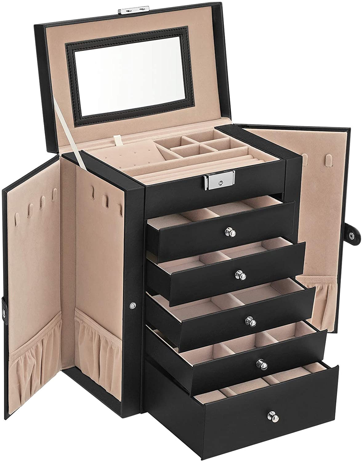 Schmuckkasten, schwarz