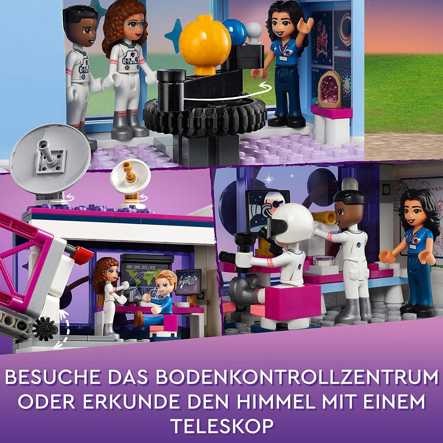 41713 Friends Olivias Raumfahrt-Akademie, Konstruktionsspielzeug