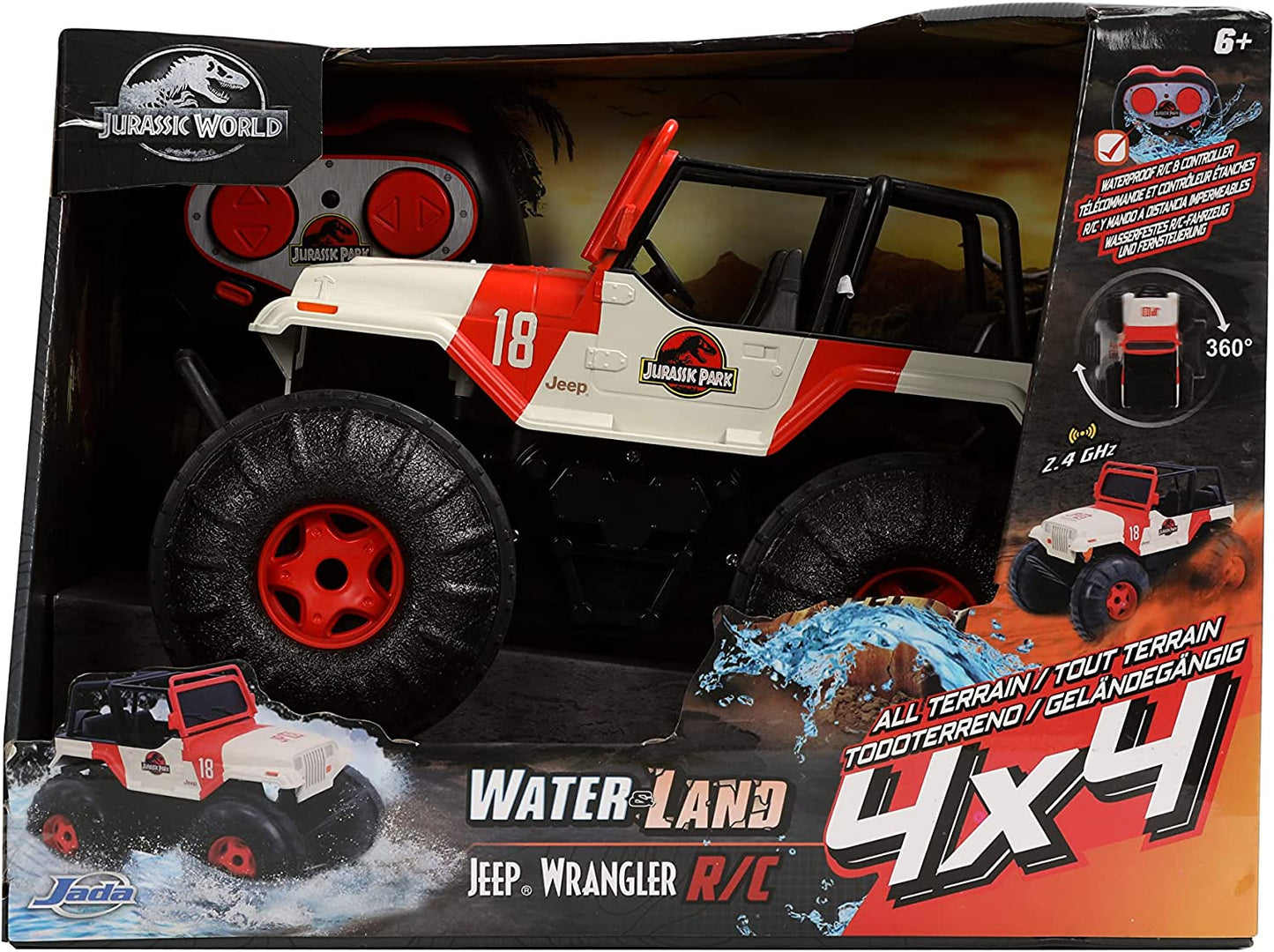 Jurassic Park RC Sea and Land Jeep Wrangler