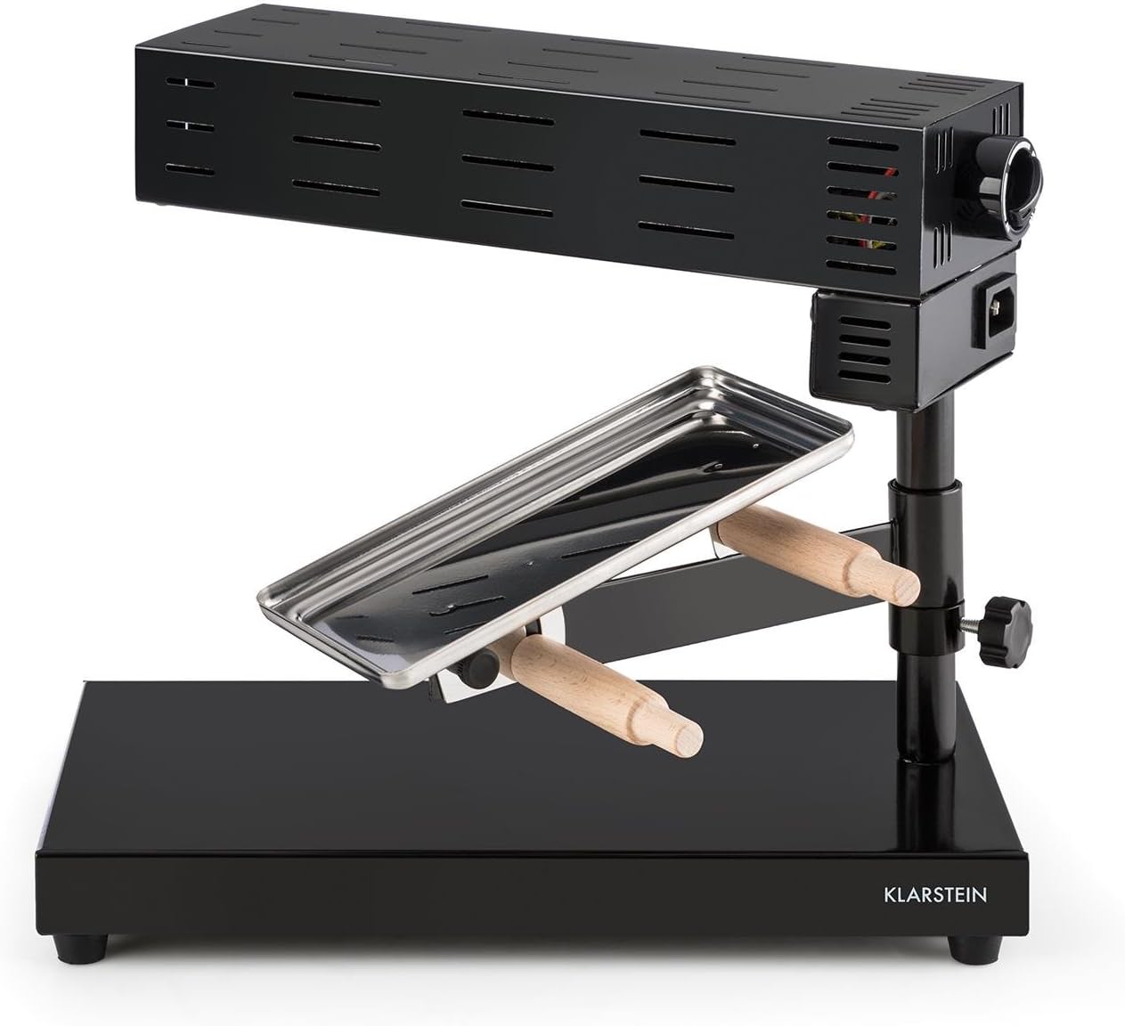 Appenzell 2G Schweizer Raclette Grill, Schwarz - Traditional 600 W