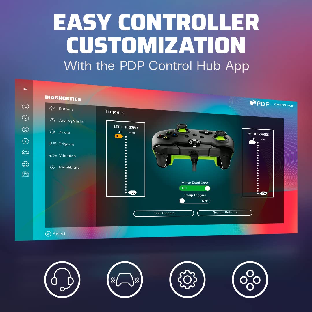 Wired Controller - Electric Black, Gamepad