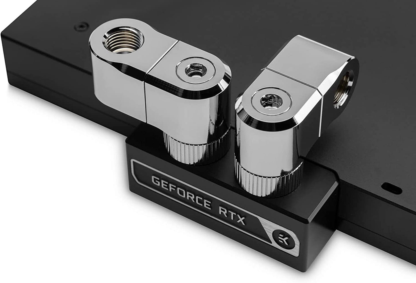 EK-Quantum Torque Double Rotary Offset 28 - Nickel, Verbindung
