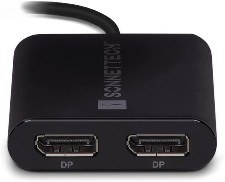 USB DisplayLink Adapter, USB-A Stecker > Dual 4K DisplayPort